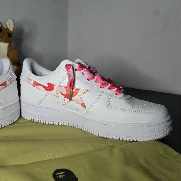 A Bathing Ape Bape Sta Low White ABC Camo Pink (2021) - Picture 4 of 6